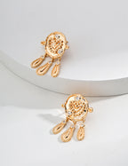925 Sterling Silver Vintage Cubic Zirconia Earrings - Silver