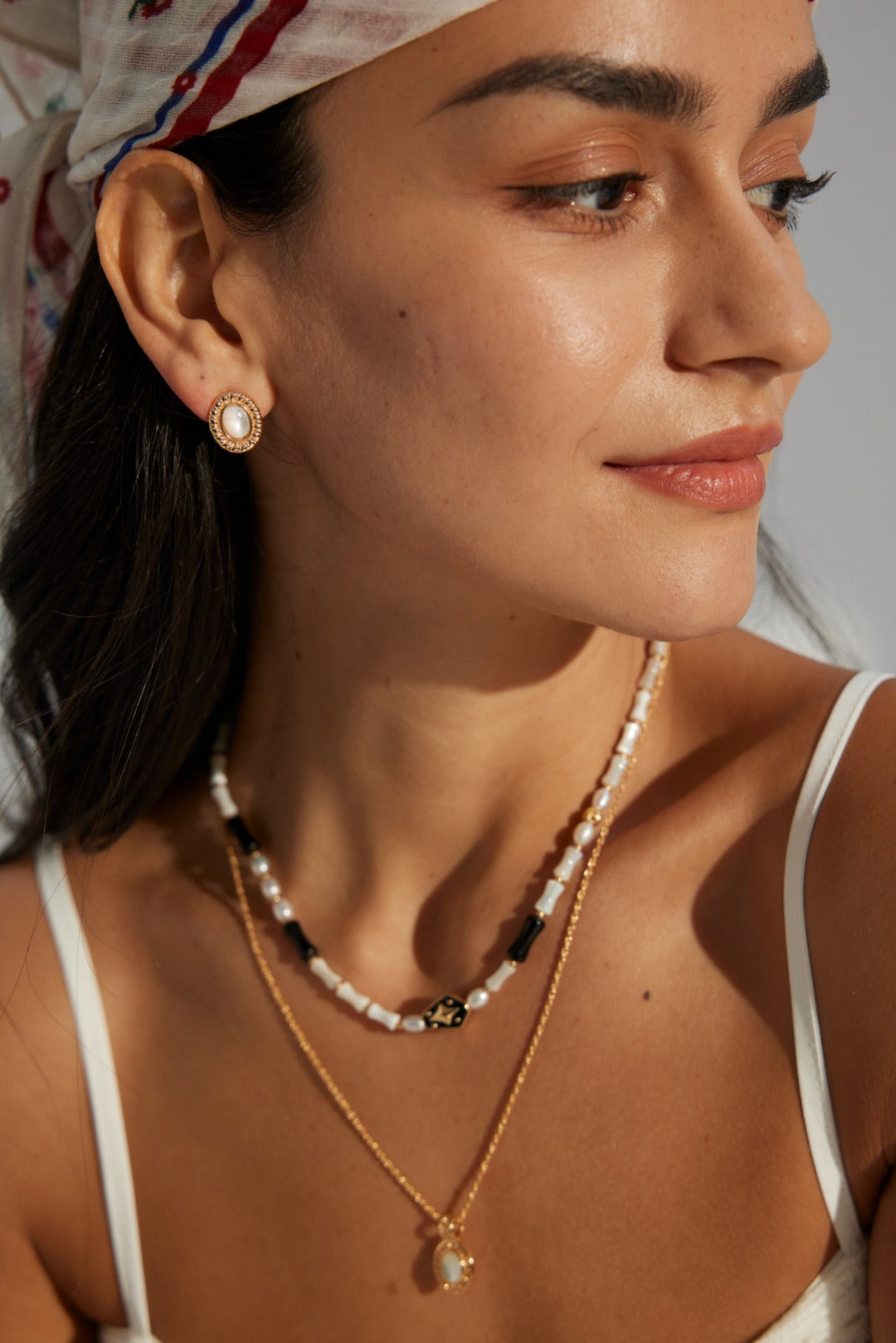 925 Sterling Silver Shell Earrings - Silver
