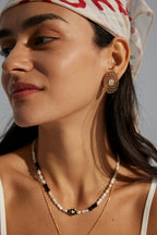 925 Sterling Silver Mother of Pearl Earrings, product view 7