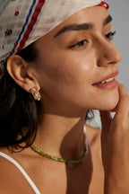 925 Sterling Silver Vintage Shell Pearl Earrings - Silver