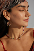 925 Sterling Silver Vintage 飞碟算盘 Earrings - Silver
