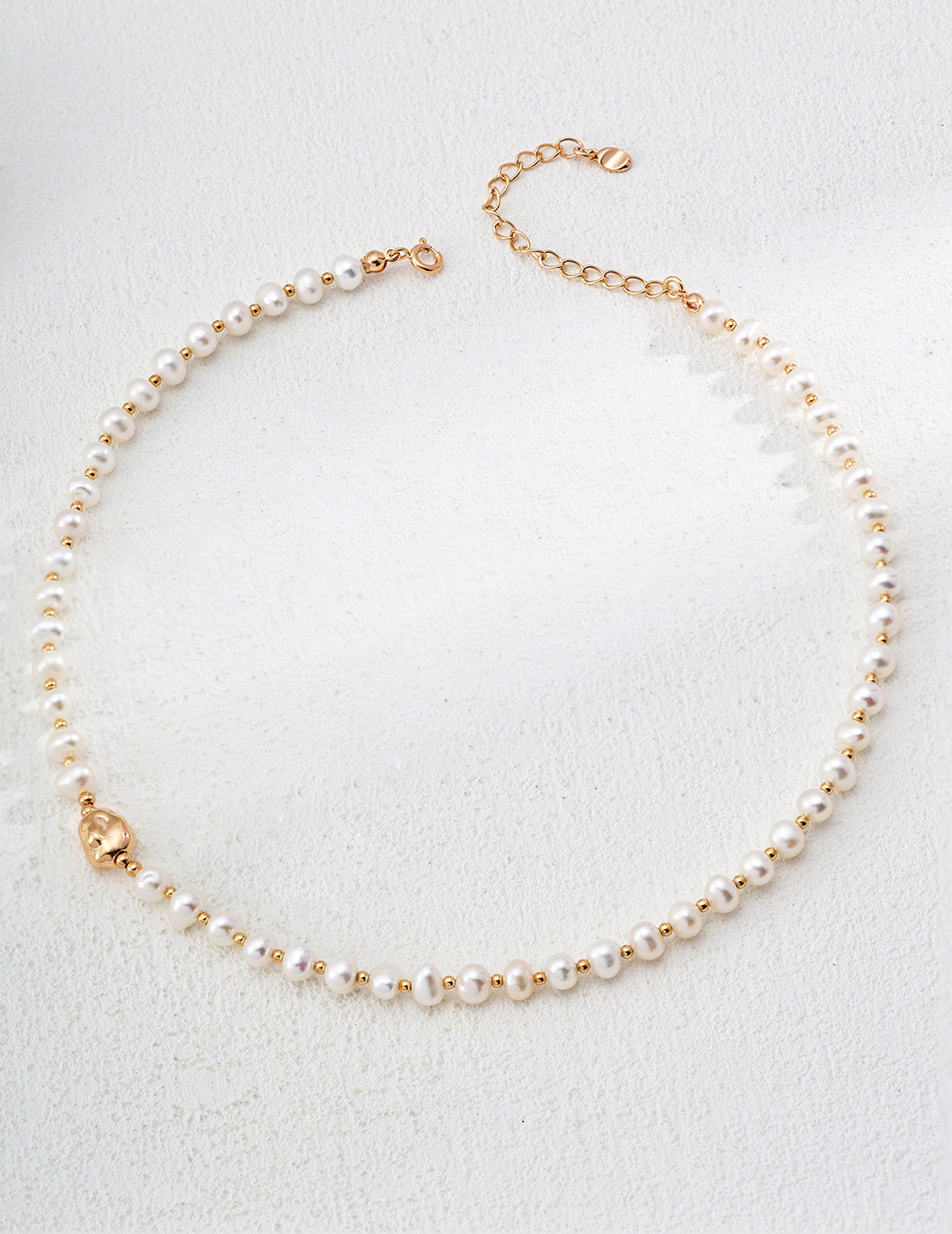 925 Sterling Silver Natural Pearl Bracelet - Silver