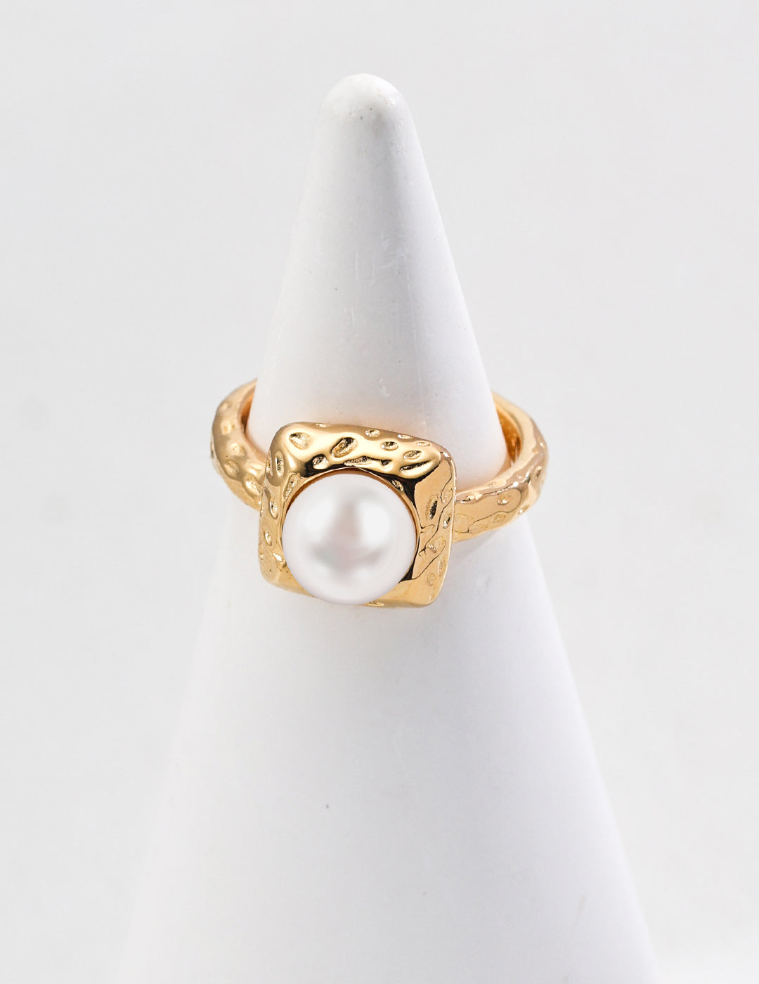 925 Sterling Silver Natural Pearl Ring - Silver