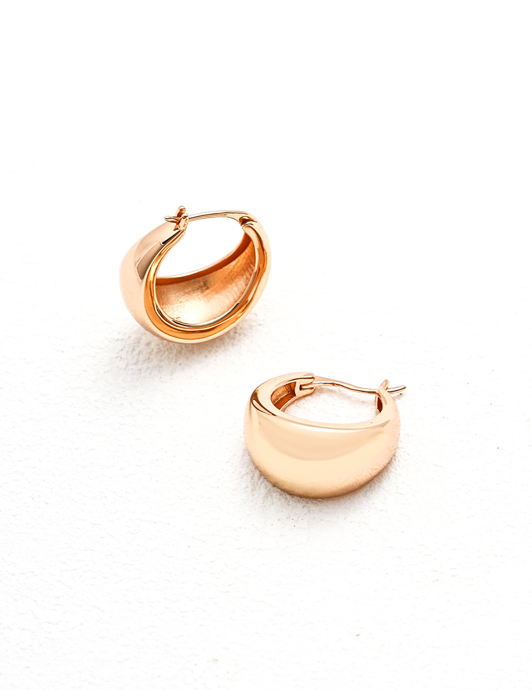 925 Sterling Silver Earrings - Vintage Gold