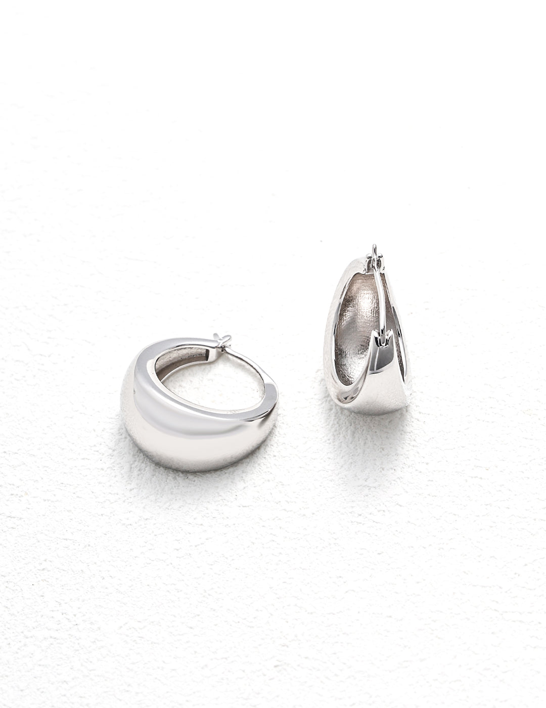 925 Sterling Silver Earrings - Silver