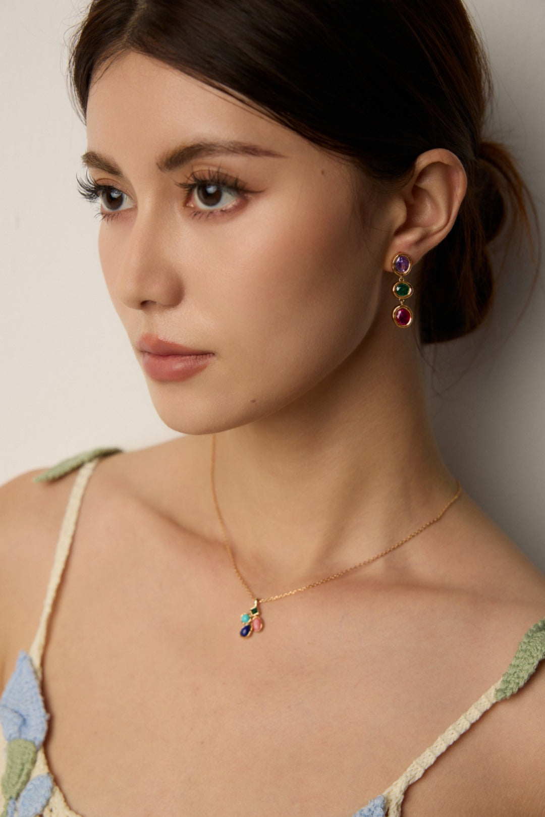 925 Sterling Silver Cubic Zirconia Earrings - Silver