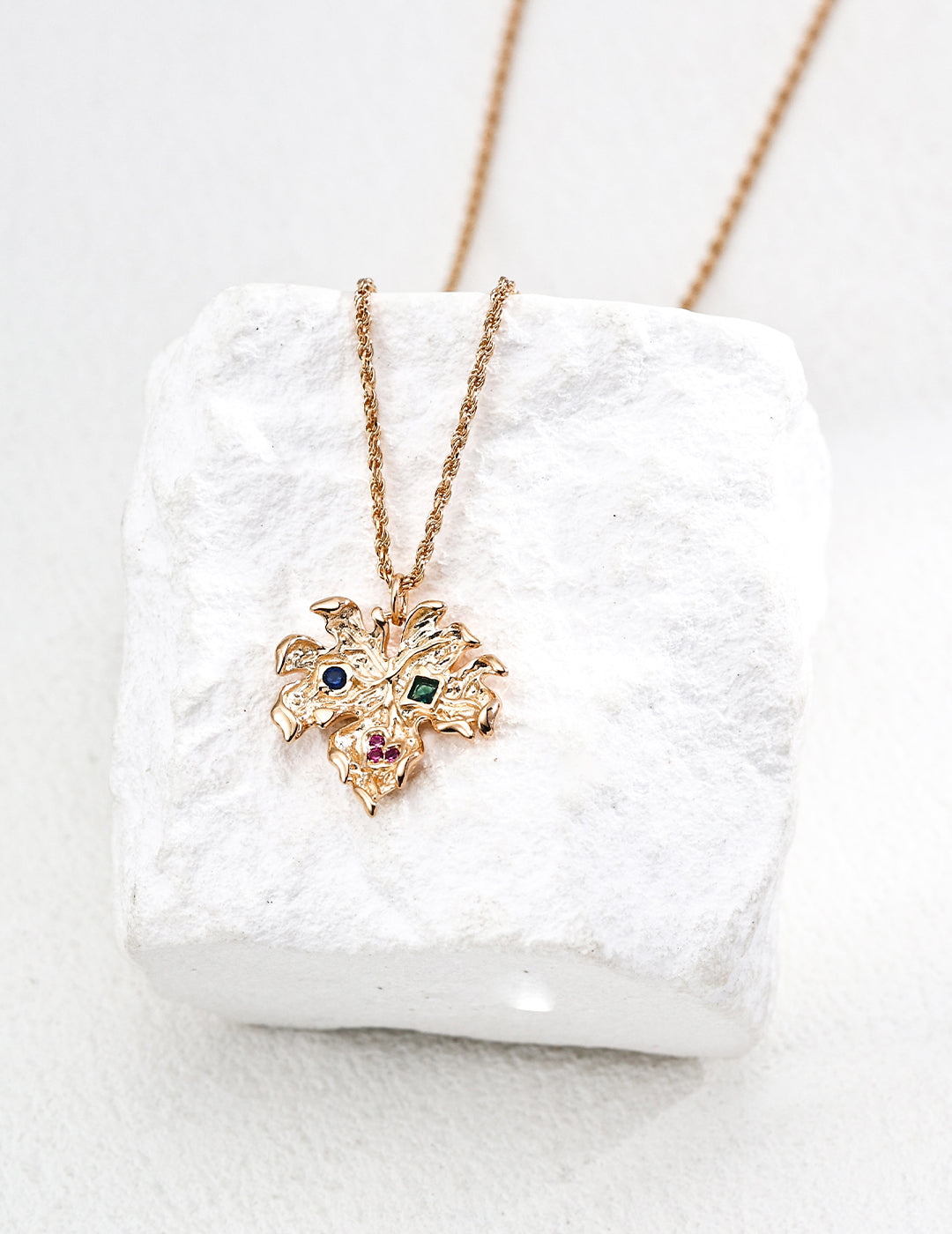 925 Sterling Silver Vintage Cubic Zirconia Necklace - Silver