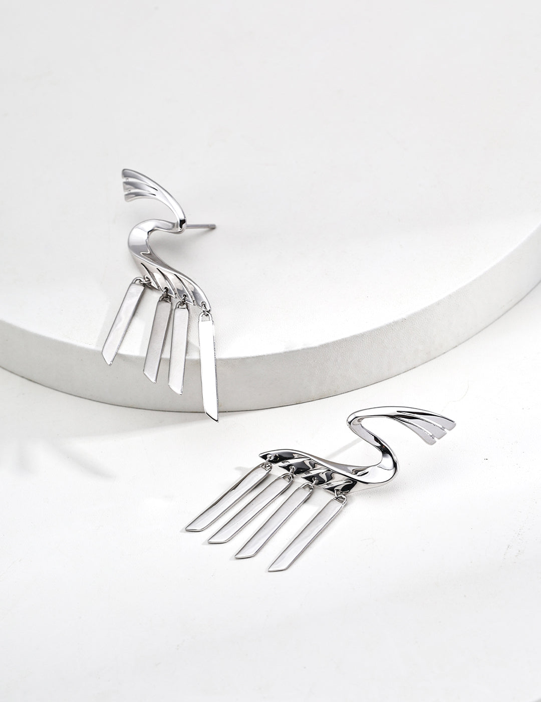 925 Sterling Silver Earrings - Silver