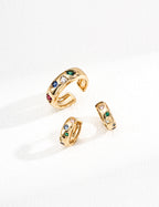 925 Sterling Silver Floral Cubic Zirconia Ring, styled view