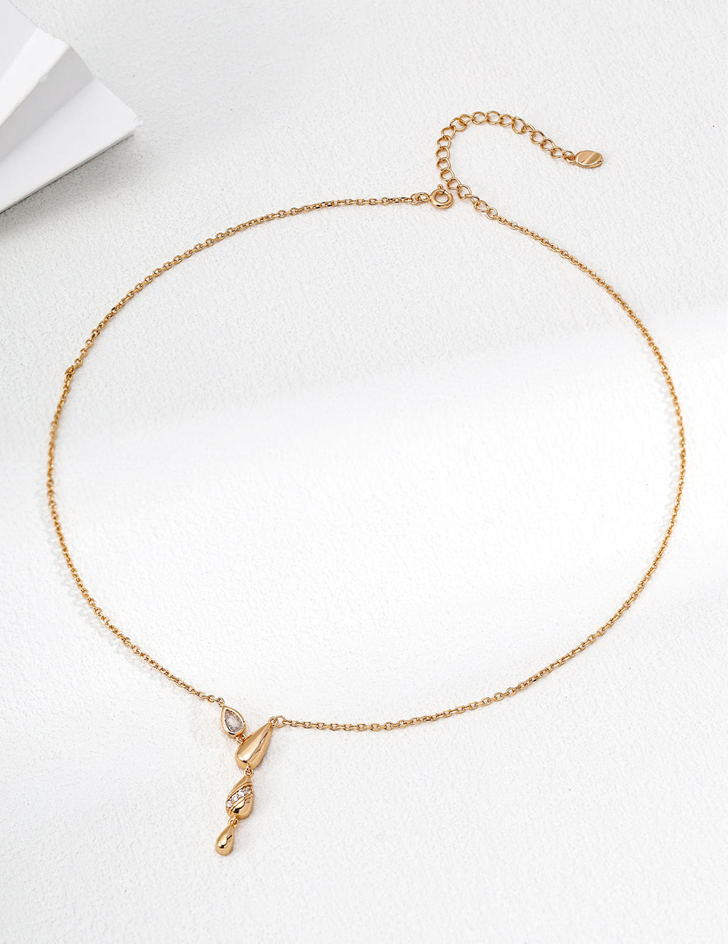 925 Sterling Silver Cubic Zirconia Necklace - Silver
