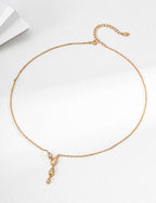 925 Sterling Silver Cubic Zirconia Necklace - Silver