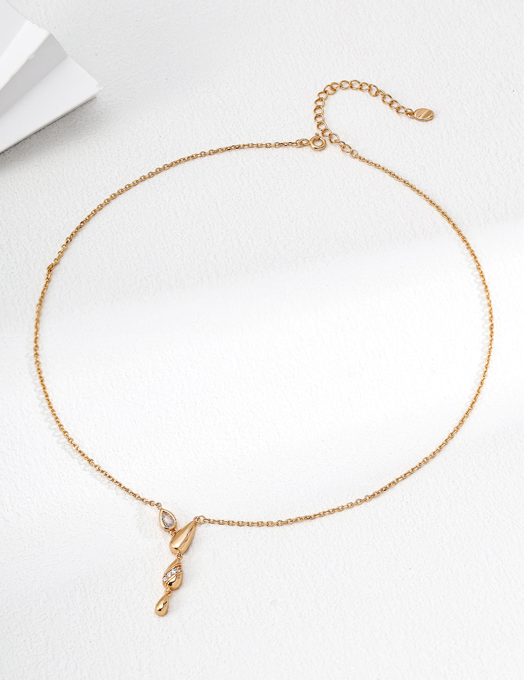 925 Sterling Silver Cubic Zirconia Necklace - Silver