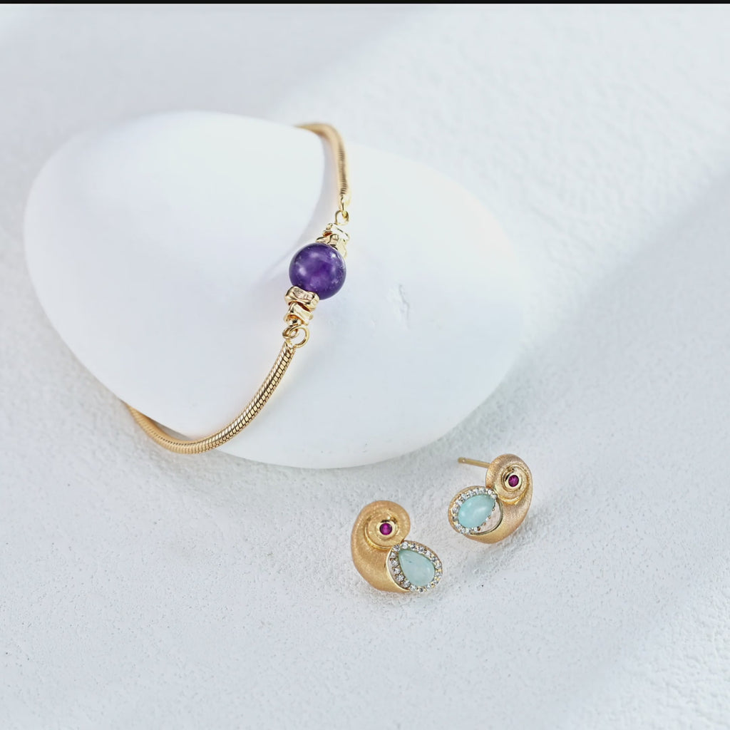 925 Sterling Silver Cubic Zirconia Vintage-Inspired Earrings