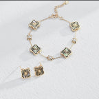 925 Sterling Silver Shell Vintage-Inspired Earrings