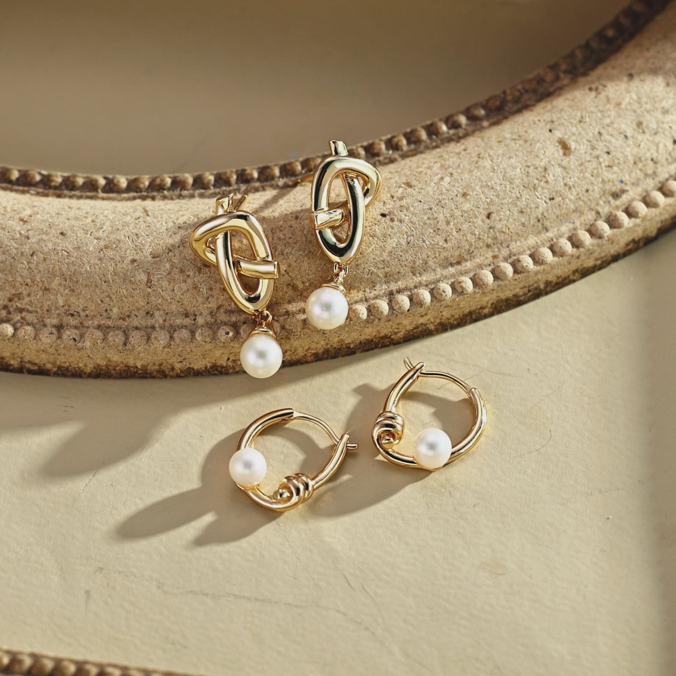925 Sterling Silver Natural Pearl Drop Earrings