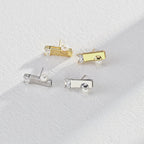 925 Sterling Silver Freshwater Pearl and Cubic Zirconia Earrings product video E01143_影片_1