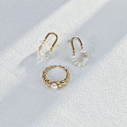 925 Sterling Silver Freshwater Pearl Earrings product video E01154-2_影片_1