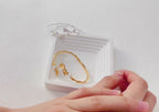 925 Sterling Silver Ocean Wave Pearl Bangle product video S0041_影片_1