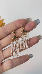 925 Sterling Silver Silver-Lip Shell Earrings product video E01079_影片_1