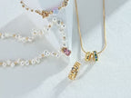 925 Sterling Silver Natural Pearl Soft Feminine Necklace