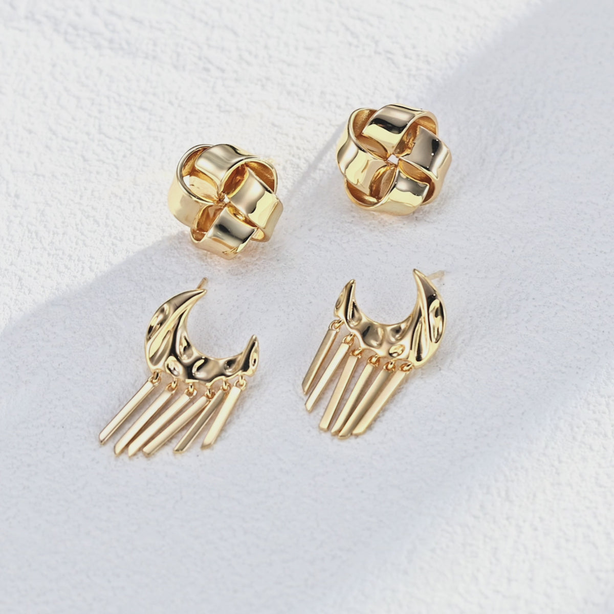 925 Sterling Silver Earrings product video E01116-2_影片_1
