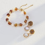 925 Sterling Silver Freshwater Pearl and Coin Bead Earrings product video E01127-2_影片_1