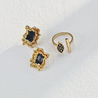 925 Sterling Silver Drip Glaze Earrings product video E01113-2_影片_1