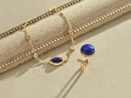 925 Sterling Silver Lapis Lazuli Vintage-Inspired Bracelet