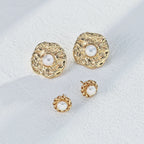 925 Sterling Silver Vintage Freshwater Pearl Earrings product video E01263_影片_1