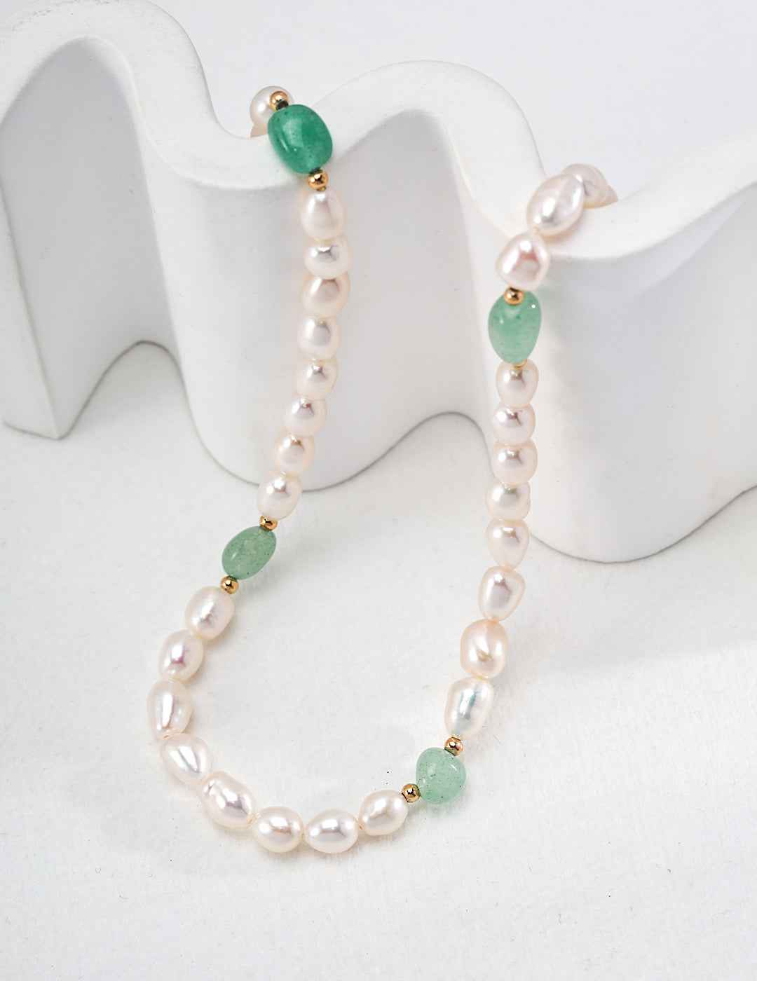 925 sterling silver necklace worn on model