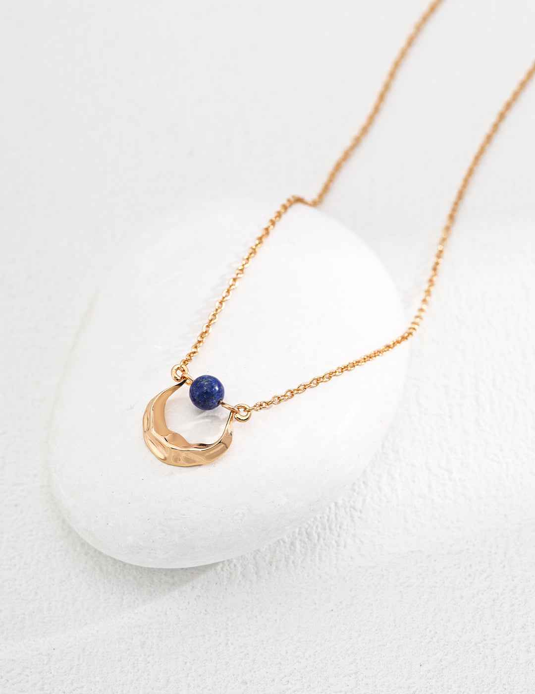 925 sterling silver pendant necklace worn on model