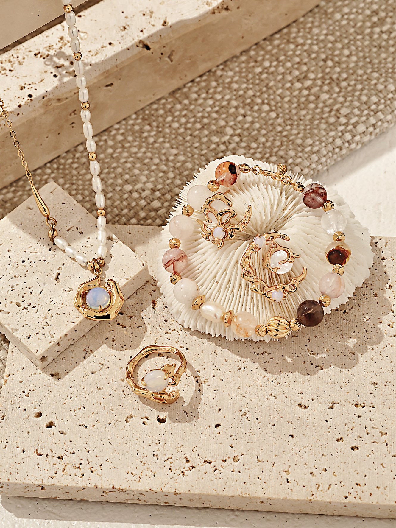 Soft Relics jewellery still life